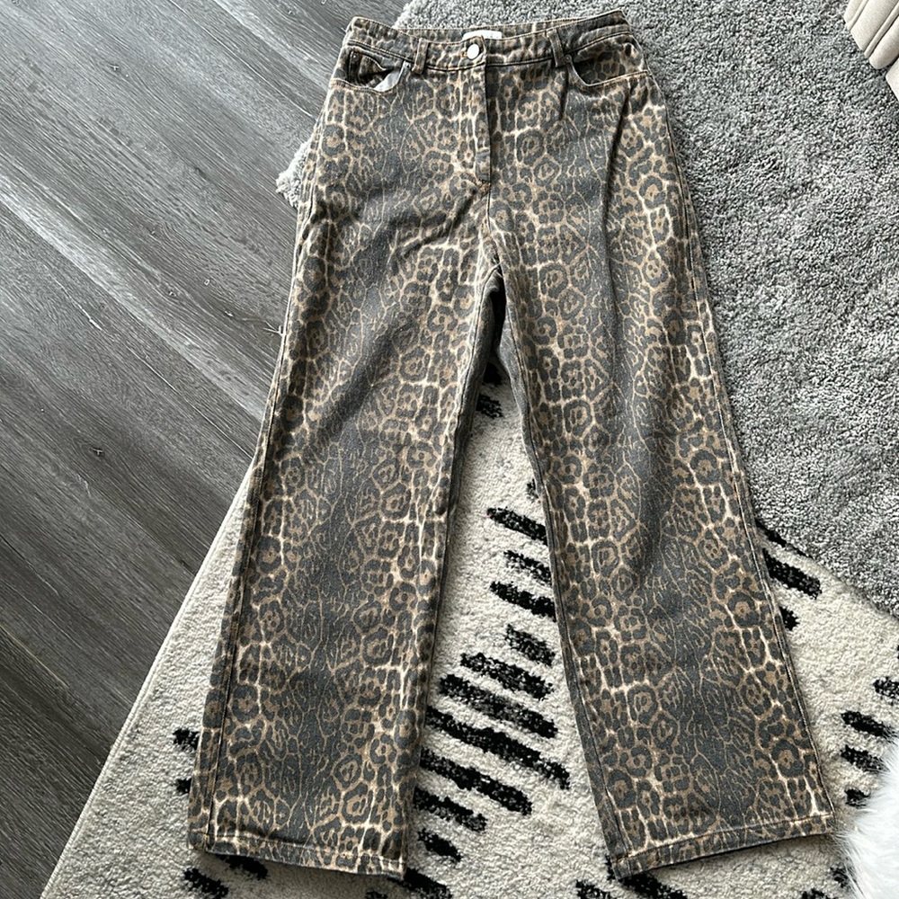 Cheetah Print Jeans